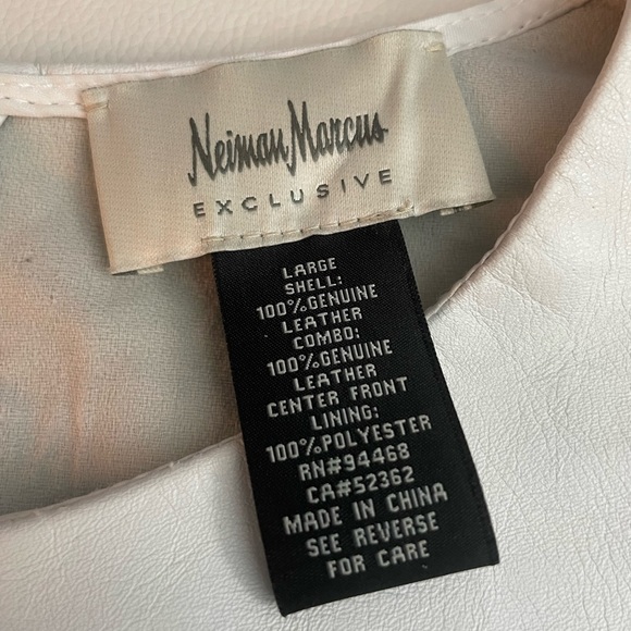 Neiman Marcus exclusive leather top - Picture 6 of 8